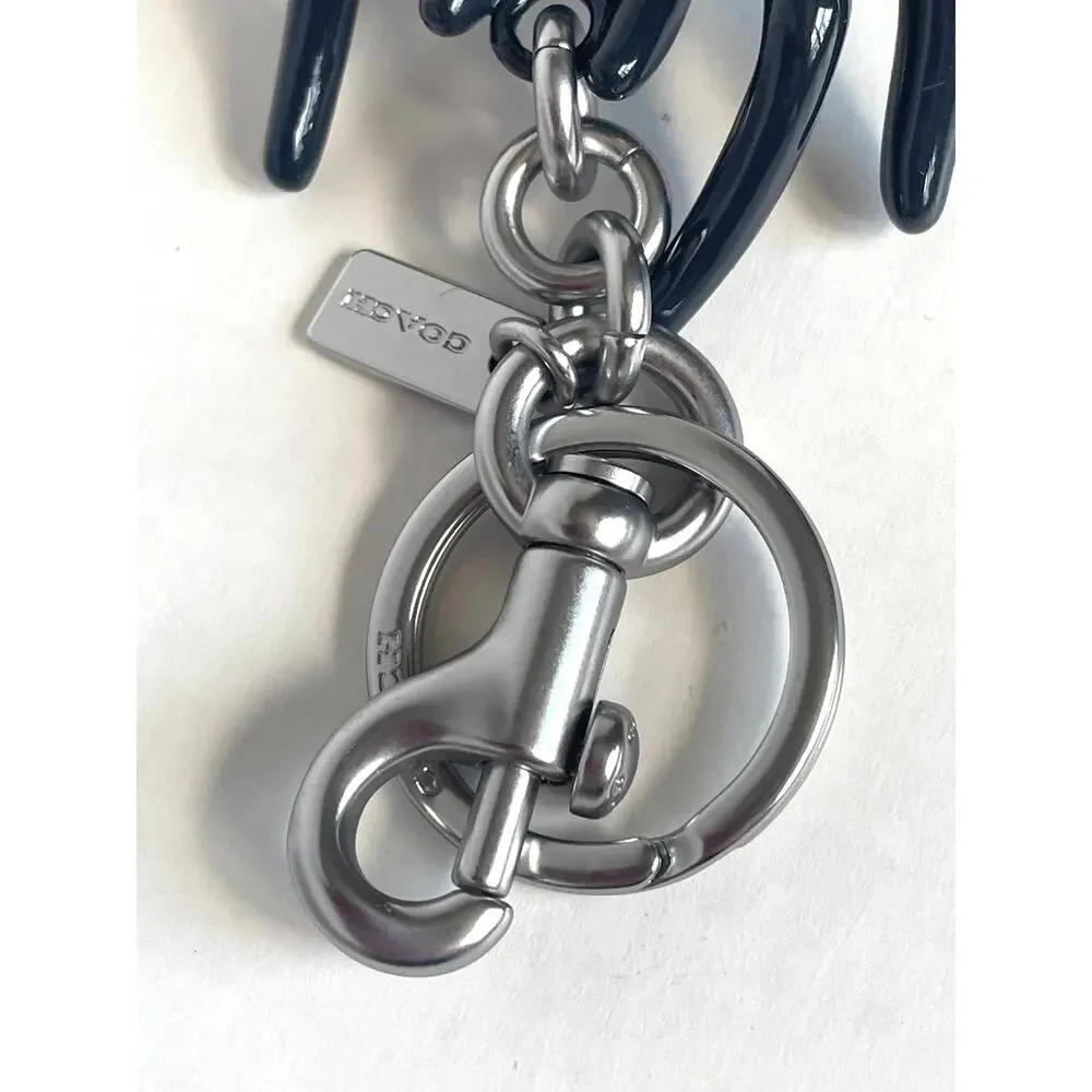 Coach CAX79 Spider Halloween Bag Charm Black Enamel